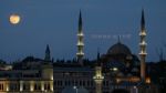 Istanbul, Turkey - May 29 : Night-time View Of Buildings In Istanbul Turkey On May 29, 2018 Stock Photo