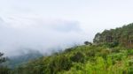 Viewpoint Doi Ang Khang Mountains In Chiang Mai Province Of Thai Stock Photo