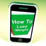 How To Lose Weight On Phone Shows Strategy For Weight Loss Stock Photo