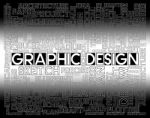 Graphic Design Means Illustrative Creation And Idea Stock Photo
