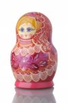 Matryoshka - A Russian Nested Doll Stock Photo