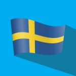 Sweden Flag Stock Photo