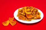 Dried Persimmons Stock Photo