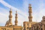 Al Azhar Mosque In Cairo, Egypt Stock Photo