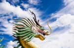 Dragon Head Statue Stock Photo