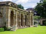 View Of The Loggia By The Lake At Hever Castle Stock Photo