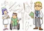 Medical And Hospital Icons Collection Stock Photo