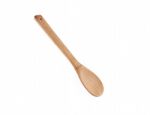 Wooden Spoon Isolated On White Background Bamboo Stock Photo