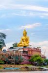 Phra Buddha Nawa Lan Tue Stock Photo