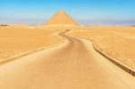 Red Pyramid In Dahshur, Egypt Stock Photo