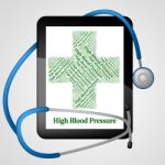 High Blood Pressure Represents Secondary Hypertension And Afflic Stock Photo