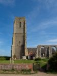 St Andrew's Covehithe With Benacre Church In Covehithe Stock Photo