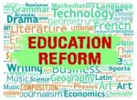 Education Reform Represents Make Better And Amended Stock Photo