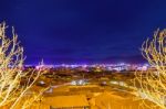 Night Lights Of The Old Town Of Shangri-la Stock Photo