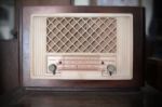 Vintage Radio Stock Photo