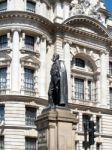 Statue Of Spencer Compton On Whitehall Stock Photo