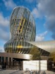 View Of La Cite Du Vin Building In Bordeaux Stock Photo