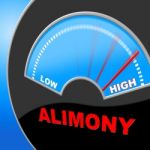 Alimony High Shows Over The Odds And Divorce Stock Photo