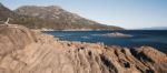 Honeymoon Bay In Freycinet National Park Stock Photo
