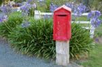 New Zealand Post Box Stock Photo