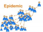 Epidemic World Represents Globalisation Disease And Infected Stock Photo