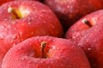 Fresh Red Apples Stock Photo