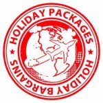 Holiday Packages Shows Fully Inclusive And Break Stock Photo