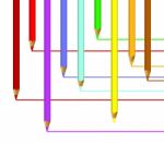 Colour Pencil Stock Photo