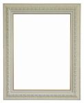 Silver Frame On The White Background Stock Photo