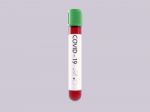 3d Illustration Of A Covid 19 Blood Sample Tube  Stock Photo