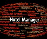 Hotel Manager Shows Place To Stay And Administrator Stock Photo