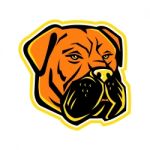 Bullmastiff Dog Mascot Stock Photo