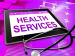 Health Services Means Healthy Care 3d Illustration Stock Photo