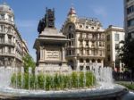 Granada, Andalucia/spain - May 7 : Monument To Ferdinand And Isa Stock Photo