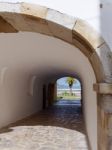 Lagos, Algarve/portugal - March 5 : View Through An Arch In Lago Stock Photo