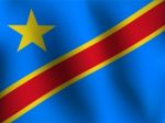 Flag Of Congo -  Illustration Stock Photo