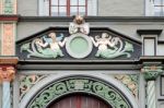 Unusual Building In Weimar Stock Photo