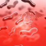 3d Illustration Close Up Of  Microscopic  Bacteria Stock Photo