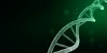 3d Render Of Dna Structure, Abstract Background Stock Photo