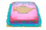 Arabic Theme Birthday Cake Stock Photo