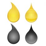 Oil, Petroleum Drop Stock Photo