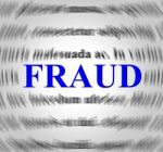 Fraud Definition Indicates Rip Off And Con Stock Photo