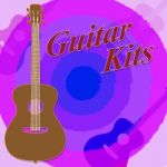 Guitar Kits Shows Guitars Guitarist And Diy Stock Photo