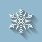 Snowflake Icon Stock Photo