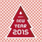 Happy New Year 2015 Greeting Card15 Stock Photo
