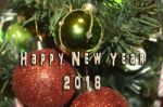 Happy New Year 2018 Stock Photo