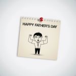 Happy Fathers Day Stock Photo