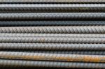 Bars Of Reinforced Steel Stock Photo