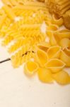 Bunch Of Italian Pasta Type Stock Photo