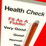Health Check Meter Stock Photo